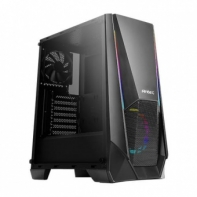 купить Компьютерный корпус  NX310, tempered glass, black, 1 RGB FAN, ATX midi tower (w/o PSU) в Алматы фото 1