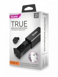 купить Наушники-вкладыши беспроводные OLMIO *TWE-01*, Bluetooth 4.2, True Wireless в Алматы фото 2