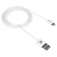 купить CANYON CFI-1 Lightning USB Cable for Apple, round, cable length 1m, White, 15.9*7*1000mm, 0.018kg в Алматы фото 1