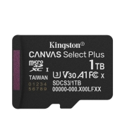 Купить Карта памяти Micro SDXC 1TB Kingston Canvas Select Plus, Class 10 UHS-I U3 V30 A1 150 МБ/с SDCS3/1TBSP в Алматы