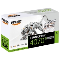 купить Видеокарта Inno3D GeForce RTX4070Ti SUPER Twin X2 OC WHITE 16G N407TS2-166XX-186156W в Алматы фото 3