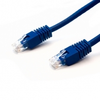 Купить Патч Корд, SHIP, S6025BL0500-P, Cat.6, UTP, RJ-45, 5 м, Синий, Пол. пакет Алматы