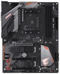 купить Материнская плата Gigabyte B450 AORUS PRO AM4 RGB 4xDDR4 6xSATA DVI HDMI RAID 2M.2 mATX в Алматы фото 3