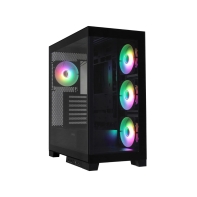 Купить Case ATX midi tower SAMA, Neview 4503 , (Без БП), Black Алматы