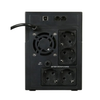 купить ИБП Ippon Back Basic 1500 Euro, 1500VA, 900Вт, AVR 162-280В, 4хEURO, управление по USB, без комлекта кабелей в Алматы фото 2