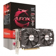 купить 8GB RX 580 2048 SP GDDR5 256-bit 1168/1284 MHz, 7000 MHz, PCIex3.0x16, 3xDP HDMI DVI 2Fan Питание 1x6Pin AFOX RX580 (AFRX580-8192D5H3-V2) 2Fan, 2 слота в Алматы фото 1