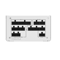 купить Блок питания Montech 1200W, TITAN PLA 1200W, Full Modular, 80+ PLATINUM, КПД 90%, Fan 135mm, Белый в Алматы фото 3