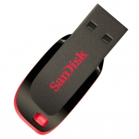 купить Флешка SanDisk Cruzer Blade SDCZ50-016G-B35 16 Гб black-red в Алматы фото 3
