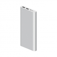 купить Портативное зарядное устройство Xiaomi Mi Power Bank 10000mAh 3 (2019 Type-C) (PLM13ZM) Серебристый в Алматы фото 2