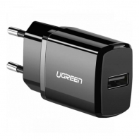 купить Зарядное устройство UGREEN ED011 USB Wall Charger (Black), 50459 в Алматы фото 1