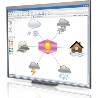 купить Интерактивная доска SMART Board SB480 (диагональ 77* (195.6 cm) в Алматы фото 1