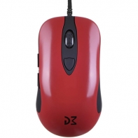 Купить Мышь Dream Machines DM1FPS_Red <Оптический сенсор PMW3389, Плетеный шнур 1.8 m USB 16000 dpi> Алматы