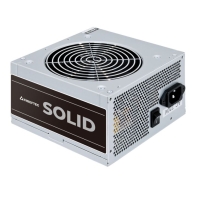 купить Блок питания CHIEFTEC Solid  (700W), >85%, 120mm, 1xMB 24pin(20+4), 1xCPU 8pin(4+4), 3xMolex, 6xSATA в Алматы фото 1
