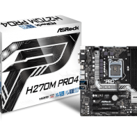 купить Материнская плата ASRock H270M PRO4, LGA1151, INTEL H270, 4xDDR4 (2400), 6xSATA3 6Gb/s, 2xUltraM.2, Support RAID, Intel HD Graphics, 2xPCI-E3.0x16, 2xPCI-E 3.0x1, Supports AMD Quad CrossFireX&trade; and CrossFireX&trade;, 1xD-Sub, 1xDVI, 1xHDMI, 4xUSB3.0, 2xUSB2 в Алматы фото 1