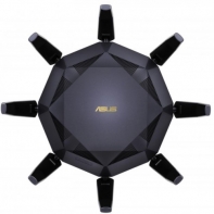 купить Wi-Fi Роутер ASUS RT-AX89X Двухдиапазонный WiFi 6 Mesh роутер AX6000, два 10GB WAN/LAN порта 1*GB WAN+8*GB LAN, AiMesh, AiProtection Pro, AiCloud 2.0, AiDisk, AiRadar, легкая настройка с ASUS Router App, 8 антенн, USB 3.1*2, WTFast ускорение в играх, в Алматы фото 2