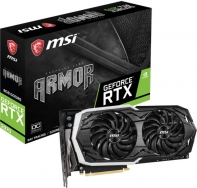 купить Видеокарта MSI GeForce RTX 2070 ARMOR 8G, 8Gb/256bit, GDDR6, 3xDP, HDMI BOX в Алматы фото 1