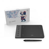 купить Графический планшет, XP-Pen, Star G640S, Разрешение 5080 lpi, Чувствительность к нажатию 8192, Интерфейс USB, Рабочая область 6*х3,75*, Чёрный в Алматы фото 3