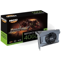 купить Видеокарта Inno3D GeForce RTX4060 COMPACT, 8G GDDR6 HDMI 3xDP N40601-08D6-173050N в Алматы фото 2