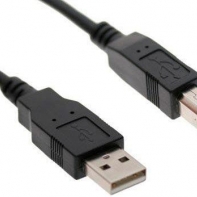 купить Кабель PowerPlant USB 2.0 AM &ndash; BM, 3м, One ferrite в Алматы фото 1