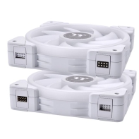 купить Кулер для компьютерного корпуса Thermaltake SWAFAN EX14 RGB PC Cooling Fan White (3-Fan Pack) в Алматы фото 2