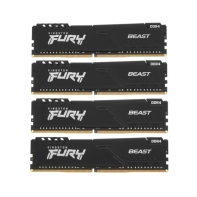 купить Модуль памяти Kingston Fury Beast KF426C16BB1K4/64 DDR4 DIMM 64Gb KIT (4x16) 2666 MHz CL16 в Алматы фото 1
