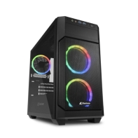 купить Корпус ПК без БП Sharkoon V1000 RGB <mATX, 2x3.5, 6x2.5,2xUSB 3.0, 450*200*402mm> в Алматы фото 1