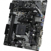 купить Материнская плата ASRock B450M HDV R4.0, Socket AM4, AMD B450, 2xDDR4, D-SUB+DVI+HDMI, 2xPCI-Ex16 в Алматы фото 2