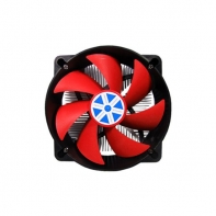 купить Кулер, X-COOLER, X137B(ball), Business Series, Intel LGA1150/1156/1155, 95W, Алюминиевый Радиатор, Габариты: 11*11*6.7см, 32 db(A), 2200 об/мин, медная вставка, 3 pin, Красно-Чёрный в Алматы фото 2