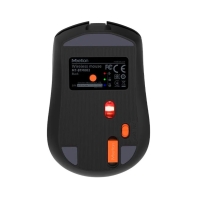 купить Mouse Meetion BTM002, Wireless, optical, 1600DPI, 5 Button, li-pol, USB, 2.4 GHz/BT, Black в Алматы фото 3