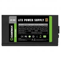 купить Блок питания ПК  650W GameMax GP-650<14cm fan, with APFC,1x24PIN,12V8pin(4 4),5xSATA,2xPCI-6 2PIN> в Алматы фото 3