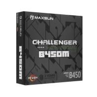 купить Материнская плата MaxSun Challenger B450M, AM4, 2xDDR4, PCIe3.0, HDMI+VGA, M.2, mATX в Алматы фото 3