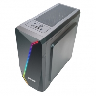 купить Корпус Wintek Arrow K163 TG, ATX/Micro ATX, USB 1*3.0/2*2.0, 0,55mm, RGB strip, 1*12cm SR Rainbow fan в Алматы фото 1