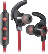 купить Беспроводная гарнитура Defender OutFit B720 черный+красный, Bluetooth. в Алматы фото 3