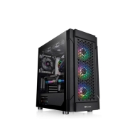 Купить Корпус Thermaltake Versa T27 TG ARGB, Midi Tower, ATX, Black, 2x3.5*/2x2.5*, 2xUSB CA-1W2-00M1WN-01 в Алматы