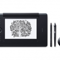 купить Графический планшет, Wacom, Intuos Pro Medium Paper Edition R/N (PTH-660P-N), Разрешение 5080 lpi, Чувствительность к нажатию 8192, ExpressKeys: 8 клавиш, Размер 338x219x8 мм, Чёрный в Алматы фото 1