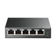 Купить Коммутатор PoE+ GbE Easy Managed  5-портовый TP-Link TL-SG105MPE <4 порта GbE 802.3af/at PoE+, 1 порт GbE, бюджет мощности PoE 120W, 32 группы VLAN, IGMP Snooping, PoE до 250 м, QoS, автоматическое восстановление PoE и изоляция портов для надежной се Алматы