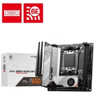 купить Материнская плата MSI MPG B650I EDGE WIFI AM5 B650 2xDDR5 4xSATA3 RAID 2xM.2 HDMI mITX в Алматы фото 4