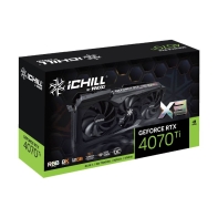 купить Видеокарта Inno3D GeForce RTX4070 Ti ICHILL X3, 12G GDDR6X 192-bit HDMI 3xDP C407T3-126XX-186148H в Алматы фото 3