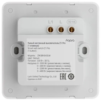 купить Умный настенный выключатель одноклавишный Aqara Z1 Pro white в Алматы фото 3