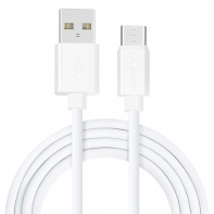 купить Кабель Crown USB - microUSB CMCU-1016M white в Алматы фото 1