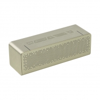 купить Колонки, MicroLab, T5 Golden, 20Вт (2*10Вт), 70Дб, Bluetooth 4.0, Литий-ионная батарея 2200 мАч, Mini-USB (для зарядки). 3.5 MiniJack,  Золотой в Алматы фото 1
