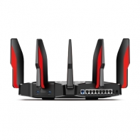 купить Маршрутизатор беспроводной AC5400 GbE Tp-Link Archer C5400X <AC5400 Dual Band Wireless Gigabit Router, Broadcom, 2167Mbps 5Ghz   2167Mbps 5Ghz   1000Mbps 2.4Ghz, 802.11ac/a/b/g/n, 1 GbE WAN   8 GbE LAN, Агрегирование каналов (WAN/LAN), 2 порта USB 3. в Алматы фото 2