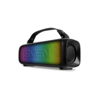 Купить SVEN PS-235, черный, акустическая система, 12W, TWS, Bluetooth, FM, USB, 1500mA*h Алматы