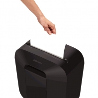купить Шредер Fellowes&reg; Powershred&reg; LX25M, DIN P-4, 4х12мм, 6лст.,  11,5 лтр., уничт.: скрепки,скобы,карты в Алматы фото 3