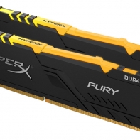 купить ОЗУ Kingston HyperX Fury RGB 16GB (8x2) /3466MHz DDR4 CL16 DIMM XMP HX434C16FB3AK2/16 в Алматы фото 1