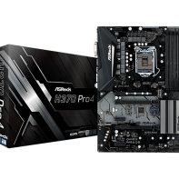 купить Материнская плата, ASRock, H370 PRO4 (4717677335095), LGA1151v2, iH370, 4xDDR4 2666, 6xSATA3, 1xM.2, Raid, 1xDVI-D, 1xHDMI, 1xPCI-Ex16, 2xPCI-Ex1, ATX в Алматы фото 1