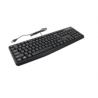купить Клавиатура проводная узкая Genius Smart KB-117, USB, 104 клавиши, защита от проливаний, регулировка наклона, размеры: 441.7x137.2x26.9 мм, вес: 488г. Цвет: черный в Алматы фото 1