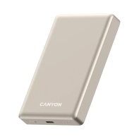 купить CANYON power bank OnCharge 510 slim Magsafe 10000 mAh PD20W Beige в Алматы фото 2