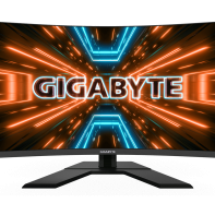 купить Изогнутый Монитор 31.5* Gigabyte G32QC-EK VA 2560х1440 1500R 1ms 350cd/m 3000:1 1xDP 2xHDMI.  в Алматы фото 1