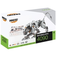 купить Видеокарта Inno3D GeForce RTX4090 X3 OC WHITE 24G GDDR6X 384-bit HDMI 3xDP N40903-246XX-18333259 в Алматы фото 3